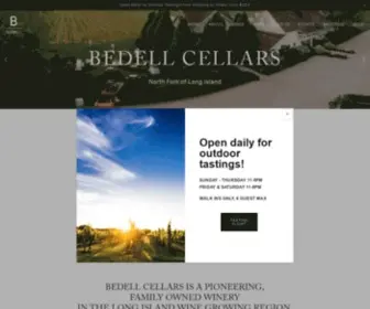 Bedellcellars.com(Bedell Cellars) Screenshot