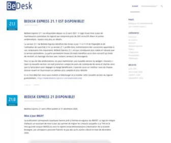 Bedesk.be(BEDESK srl) Screenshot