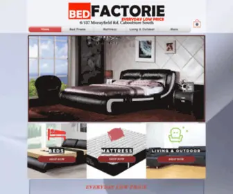 Bedfactorie.com(Bedroom furniture store) Screenshot