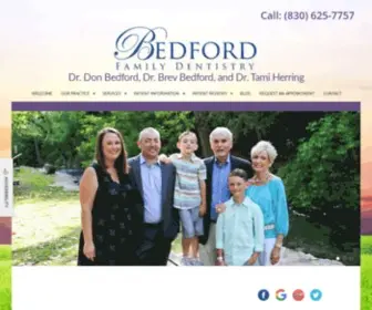 Bedfordfamilydentistry.com(New Braunfels Dentist) Screenshot