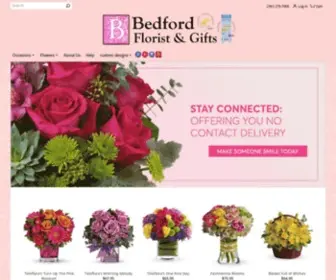 Bedfordfloristandgifts.com(Bedford Florist) Screenshot