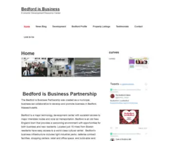 Bedfordisbusiness.com(MAOfficial Bedford Business Development Center) Screenshot