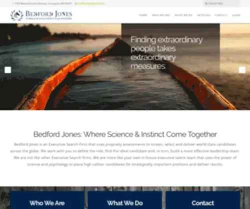 Bedfordjones.com(Bedfordjones) Screenshot
