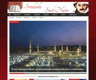 Bediuzzamansaidnursi.net(Sorularla Said Nursi) Screenshot