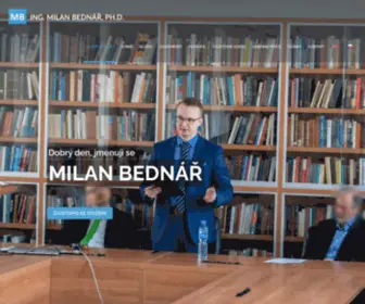 Bednarmilan.cz(Hlavní stránka) Screenshot