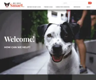 Bedogsmart.org(Be Dog Smart) Screenshot