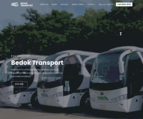 Bedoktransport.com(Bus Chartering Rental Services Bus Singapore) Screenshot