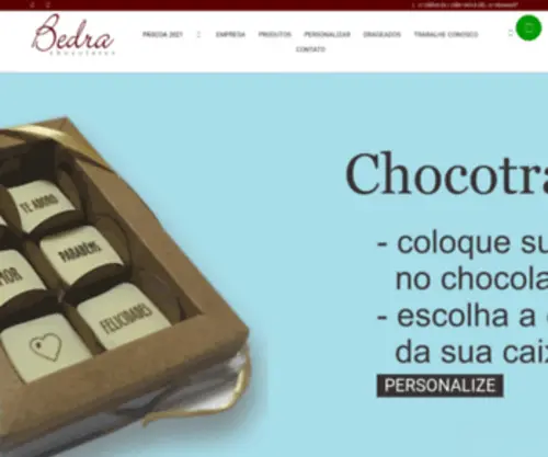 Bedra.com.br(Chocolates Bedra CHOCOLATE RJ) Screenshot