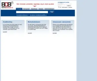 Bedriftsdatabasen.no(Din bedriftsportal på nettet) Screenshot