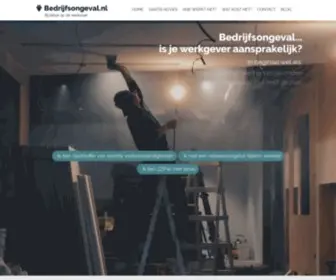 BedrijFsongeval.nl(Bij letsel op de werkvloer) Screenshot