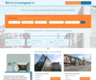 BedrijFspandenzoeken.nl(Het meest complete onafhankelijke bedrijfsvastgoed platform) Screenshot