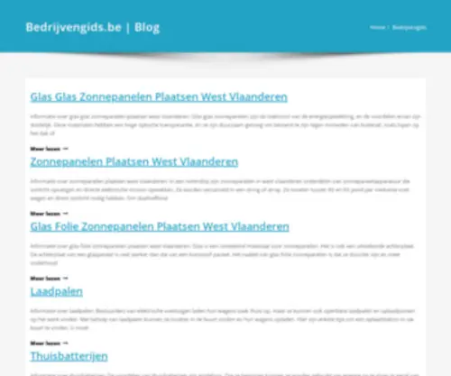 BedrijVengids.be(Belgische Bedrijvengids Business) Screenshot