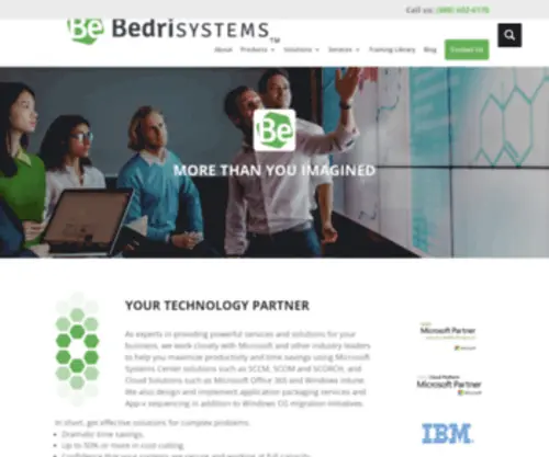 Bedrisystems.com(Microsoft System Center) Screenshot