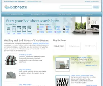 Bedsheets.com(Bed Sheets) Screenshot