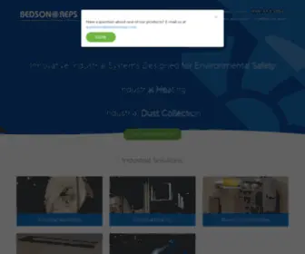 Bedsonreps.com(Industrial Ventilation & Dust Collection Systems) Screenshot