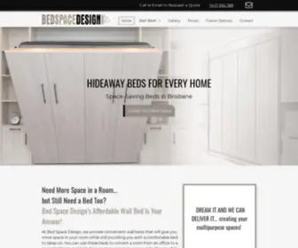 Bedspacedesign.com.au(Affordable Wall Beds in Brisbane) Screenshot