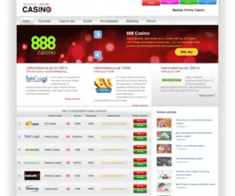 Bedsteonlinecasino.dk Screenshot