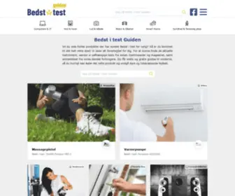 Bedstitestguiden.dk(Bedst i test Guiden) Screenshot