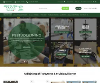 Bedsttilfest.dk(Teltudlejning og Festudlejning) Screenshot