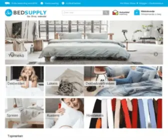 Bedsupply.eu(Beddengoed online bestellen) Screenshot