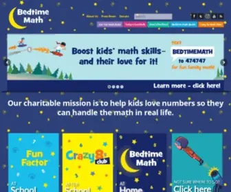 Bedtimemath.org(Bedtime Math) Screenshot