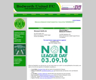 Bedworthunited.co.uk(Bedworth United Football Club Official Site) Screenshot