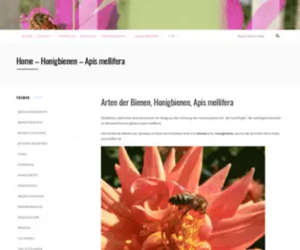 Bee-Info.de(Apis mellifera) Screenshot