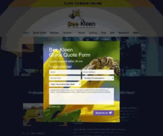 Bee-Kleen.com(Carpet Cleaning Colorado Springs) Screenshot