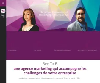 Bee-TO-B.com(Agence de marketing Bordeaux) Screenshot