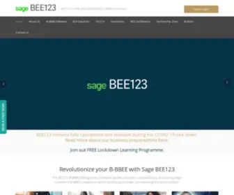 Bee123.co.za(BEE123 is a 56% Black) Screenshot