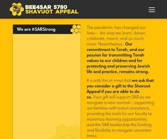 Bee4Sar.org(BEE4SAR Shavuot Appeal) Screenshot