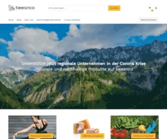 Beeanco.com(Dein nachhaltiger marktplatz) Screenshot