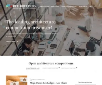 Beebreeders.com(Architecture Competitions and Awards // Organised by Bee Breeders) Screenshot