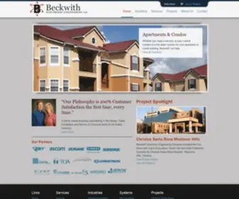 Beec.com(Beckwith Electronic Engineering Company) Screenshot