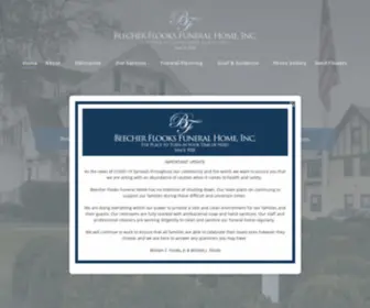 Beecherfh.com(Beecher-Flocks Funeral Home) Screenshot