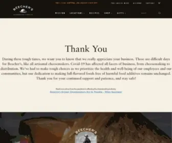 Beechershandmadecheese.com(Beecher's Handmade Cheese) Screenshot
