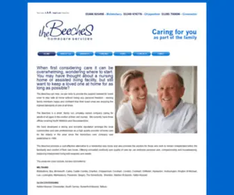 Beecheshomecare.co.uk(The Beeches Homecare Services) Screenshot