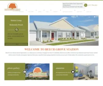 Beechgrovestation.com(Beech Grove Station Senior Apartments) Screenshot