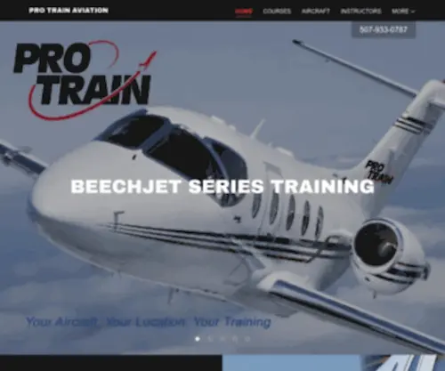 BeechJet.com(PRO TRAIN Aviation) Screenshot
