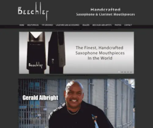 Beechler.com(Saxophone Mouthpieces Beechler ARB) Screenshot