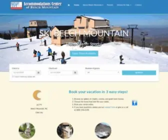 Beechmountain.com(Beech Mountain Vacation Rentals) Screenshot