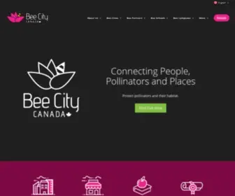 Beecitycanada.org(Bee City Canada) Screenshot