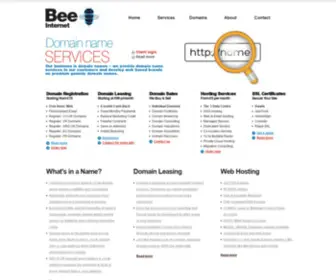 Bee.co.uk(Bee Internet) Screenshot