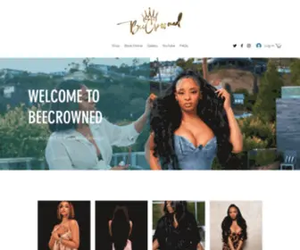 Beecrownedhtx.com(Shop) Screenshot