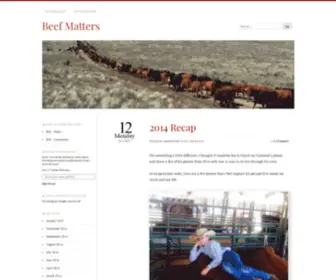 Beefmatters.com(Beef Matters) Screenshot