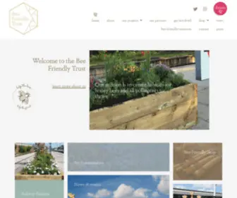 Beefriendlytrust.org(Creating habitats for honey bees and pollinators to thrive) Screenshot