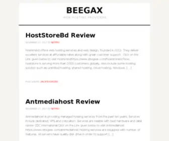 Beegamax.com(Web Design) Screenshot