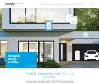 Beegy.com(White Label Energielösungen für Ihre Endkunden) Screenshot