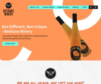 Beehavewinery.com(Beehave Winery) Screenshot