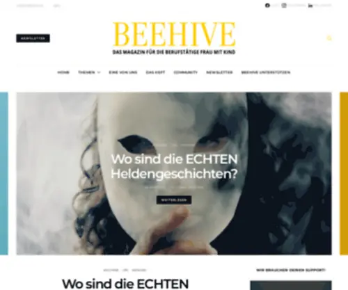 Beehive-Magazin.ch(BEEHIVE) Screenshot